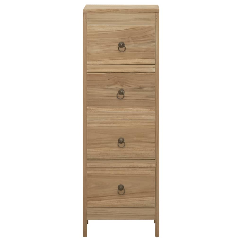 Kommode 30x30x90 cm Massivholz Teak