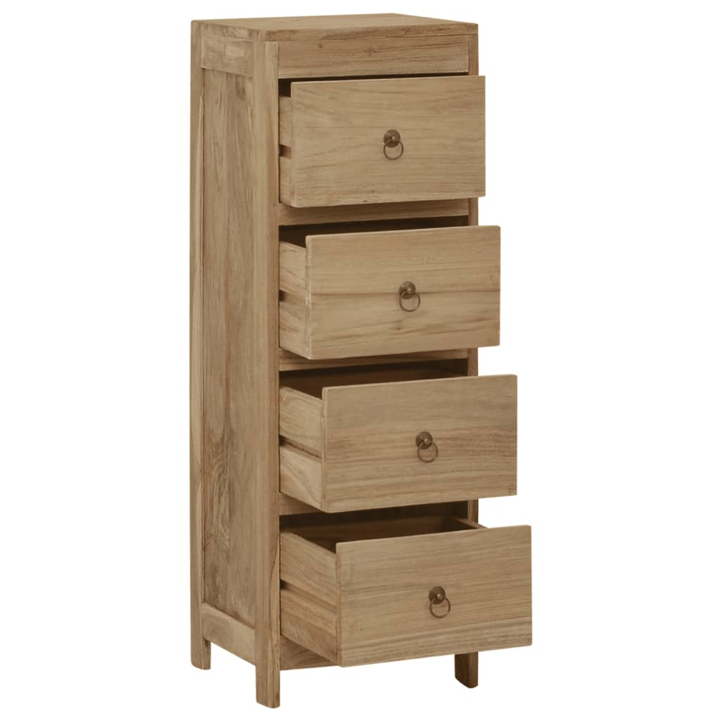 Kommode 30x30x90 cm Massivholz Teak