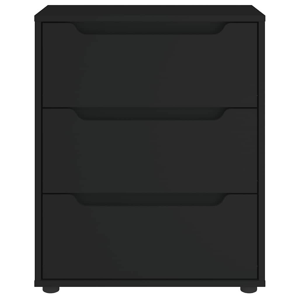Sideboard VISNES Schwarz 60x40x73 cm Holzwerkstoff