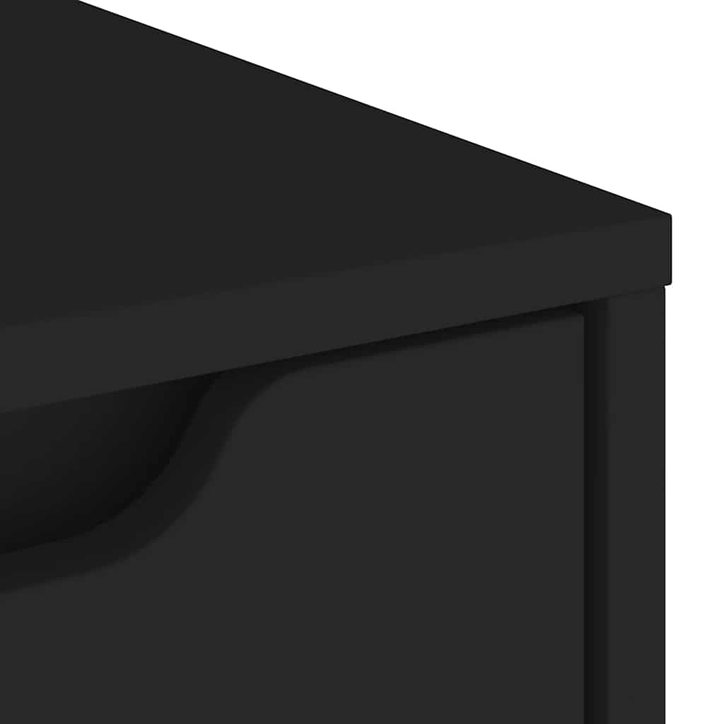 Sideboard VISNES Schwarz 60x40x73 cm Holzwerkstoff