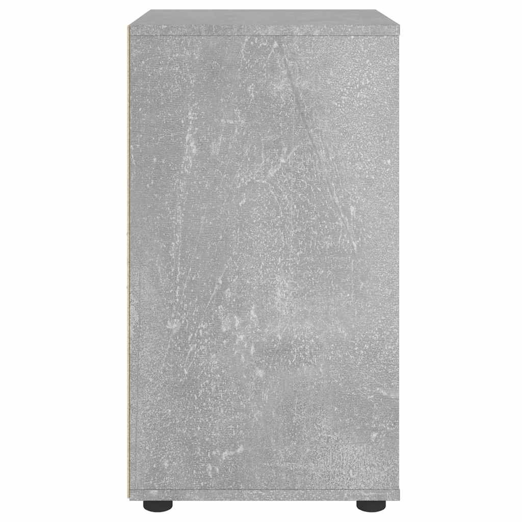 Sideboard VISNES Betongrau 60x40x73 cm Holzwerkstoff