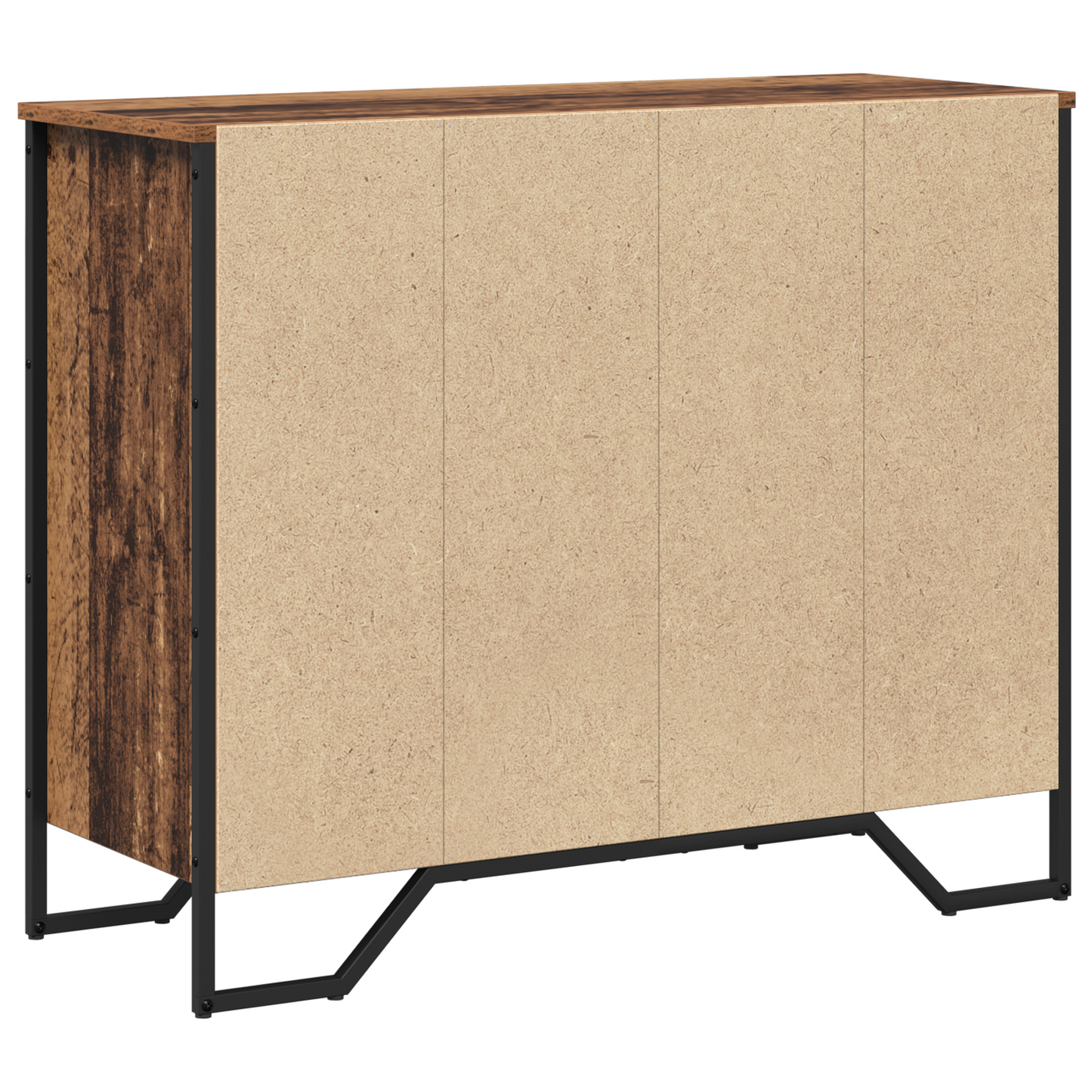 Kommode Altholz 91x35.5x74.5 cm Holzwerkstoff