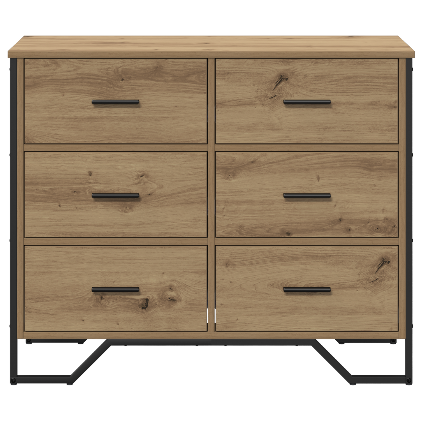 Kommode Artisan Eiche 91x35.5x74.5 cm Furnier