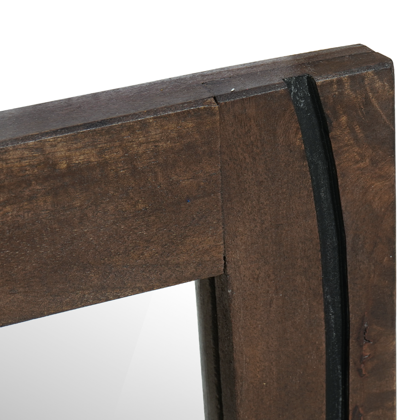 Badezimmer Spiegel 50x70x3 cm Massivholz Mango