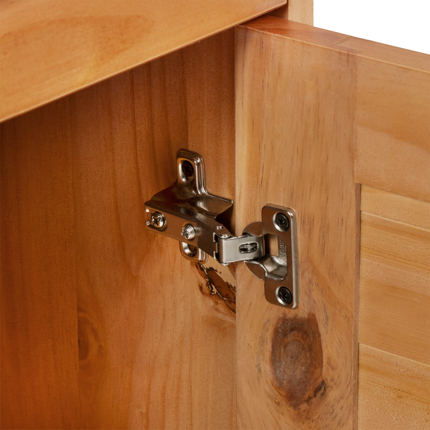 Badezimmerschrank 'VIGO'mit Schublade 37x34x80 cm aus Massivholz