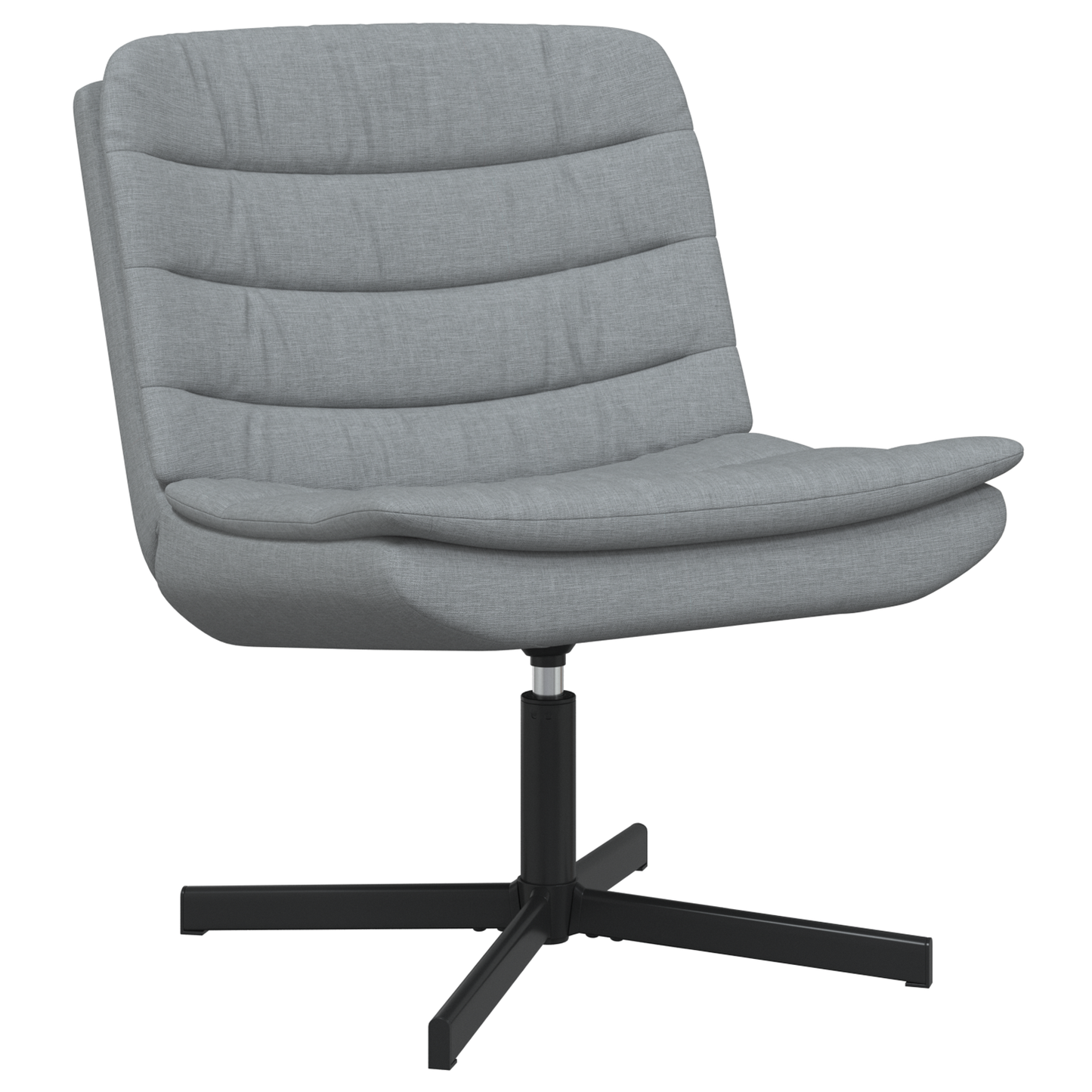 Drehstuhl Hellgrau Stoff Standard Ergonomisch