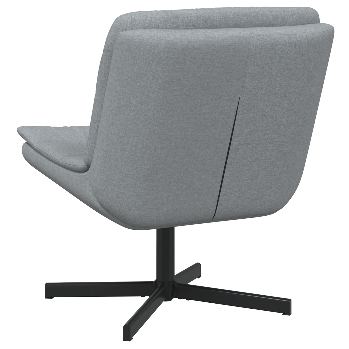 Drehstuhl Hellgrau Stoff Standard Ergonomisch