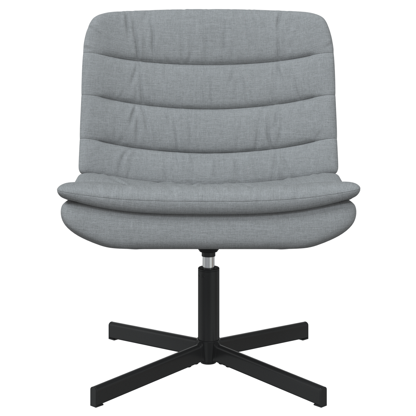 Drehstuhl Hellgrau Stoff Standard Ergonomisch