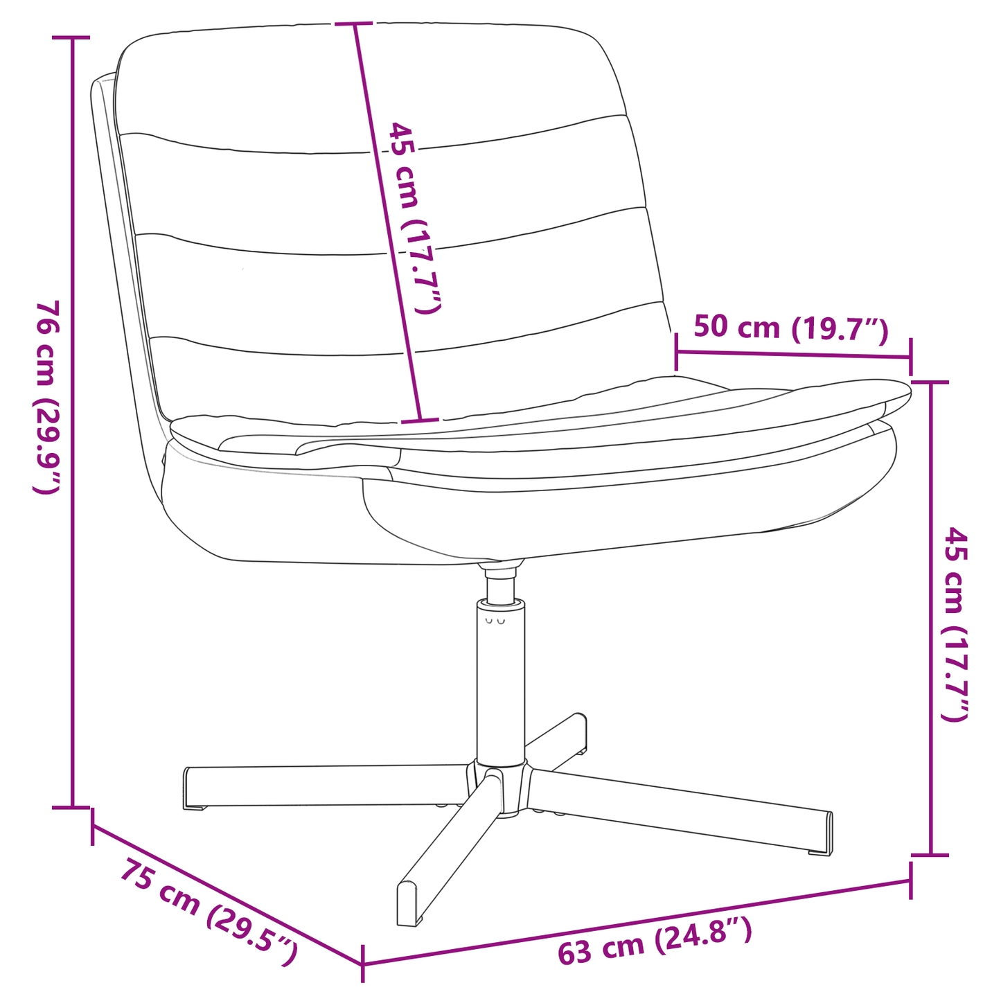 Drehstuhl Hellgrau Stoff Standard Ergonomisch