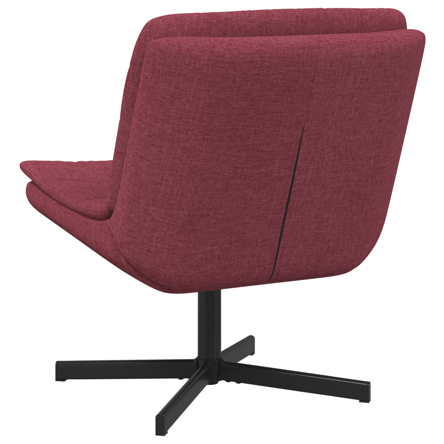 Drehstuhl Weinrot Stoff Standard Ergonomisch Drehstuhl