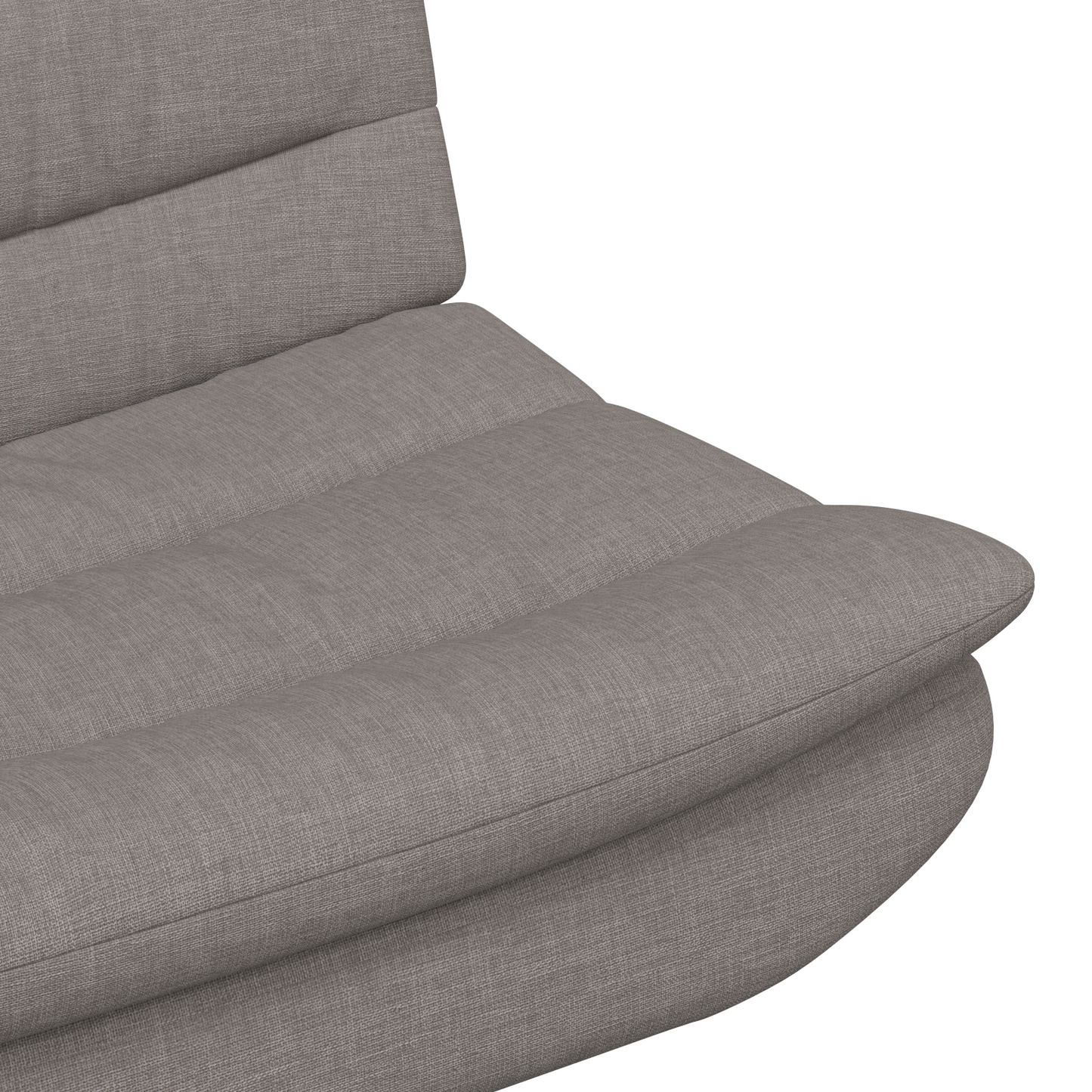 Drehstuhl Taupe Stoff Einzel Elegant Drehstuhl Rechteckig