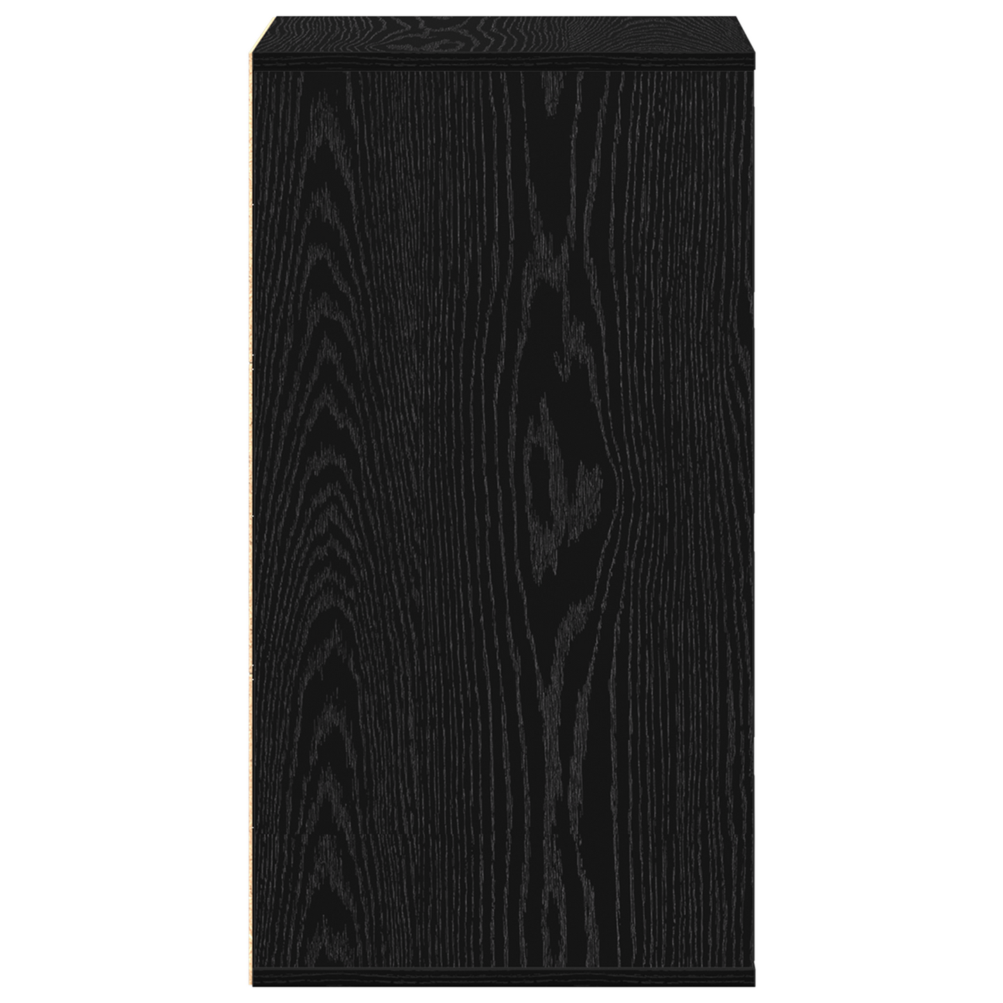 Eck-Kommode Schwarz Eiche 40x41x76 cm Holzwerkstoff