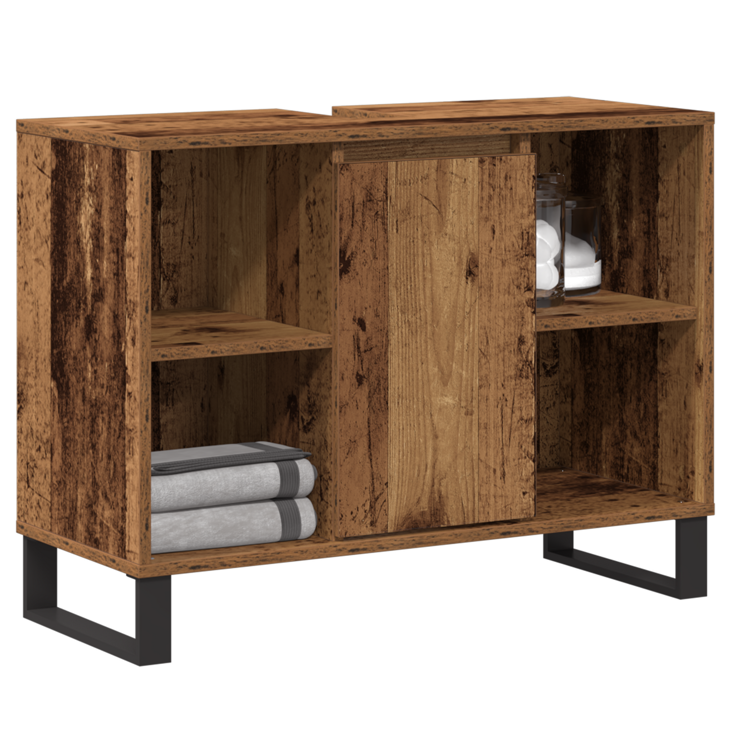 Badezimmer-Waschtisch Altes Holz Spanplatte Mittel
