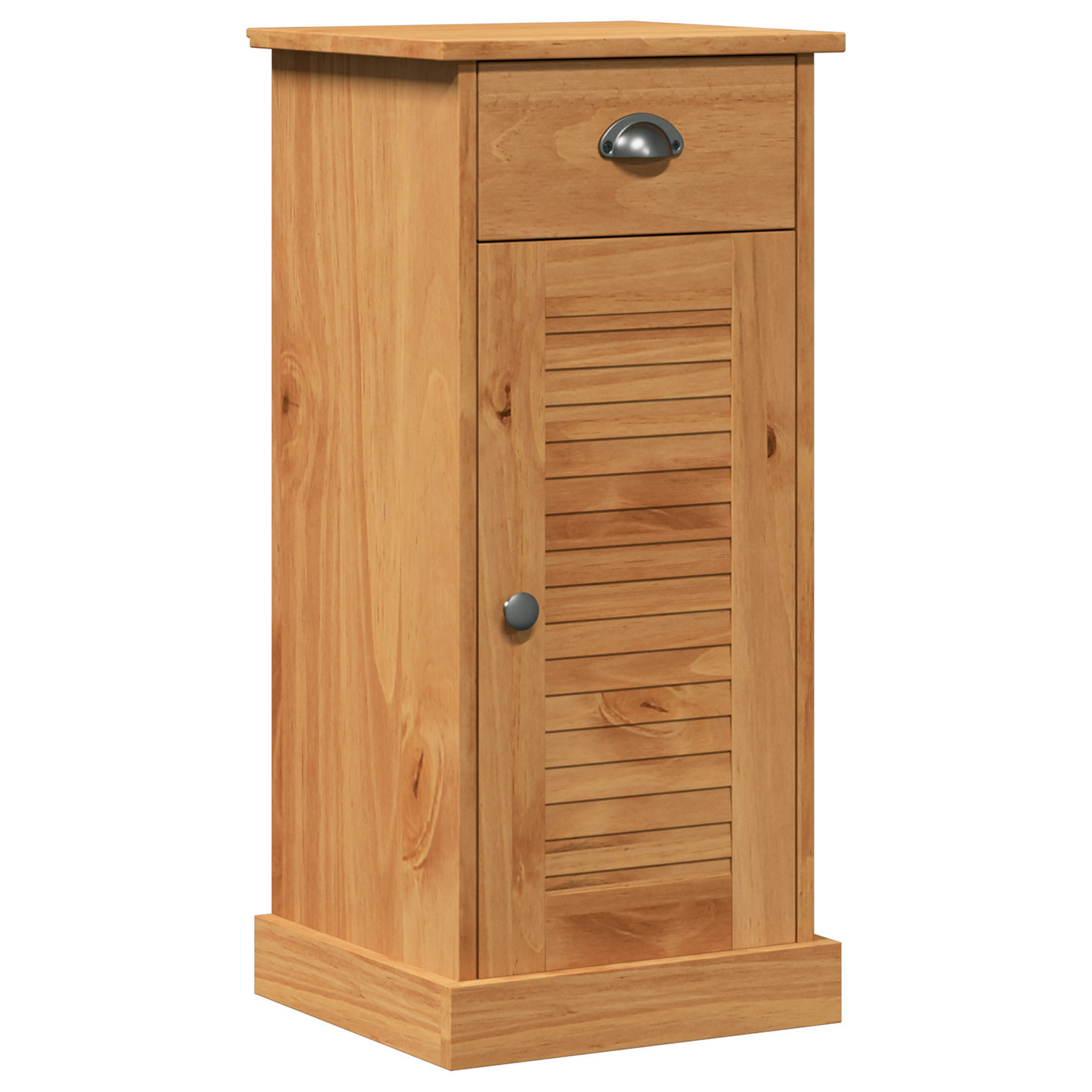 Badezimmerschrank 'VIGO'mit Schublade 37x34x80 cm aus Massivholz