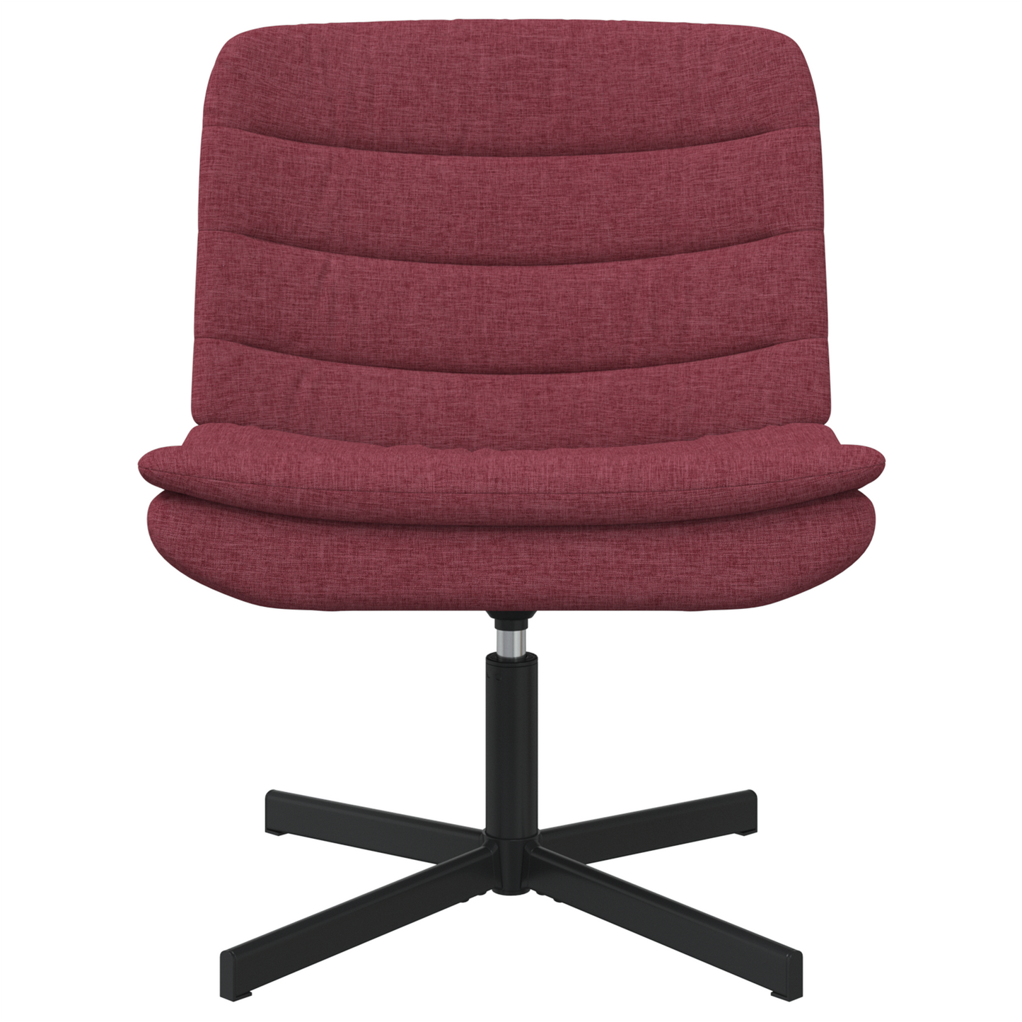 Drehstuhl Weinrot Stoff Standard Ergonomisch Drehstuhl